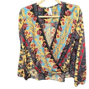 Roper Baroque Floral Women's Shirt Size small